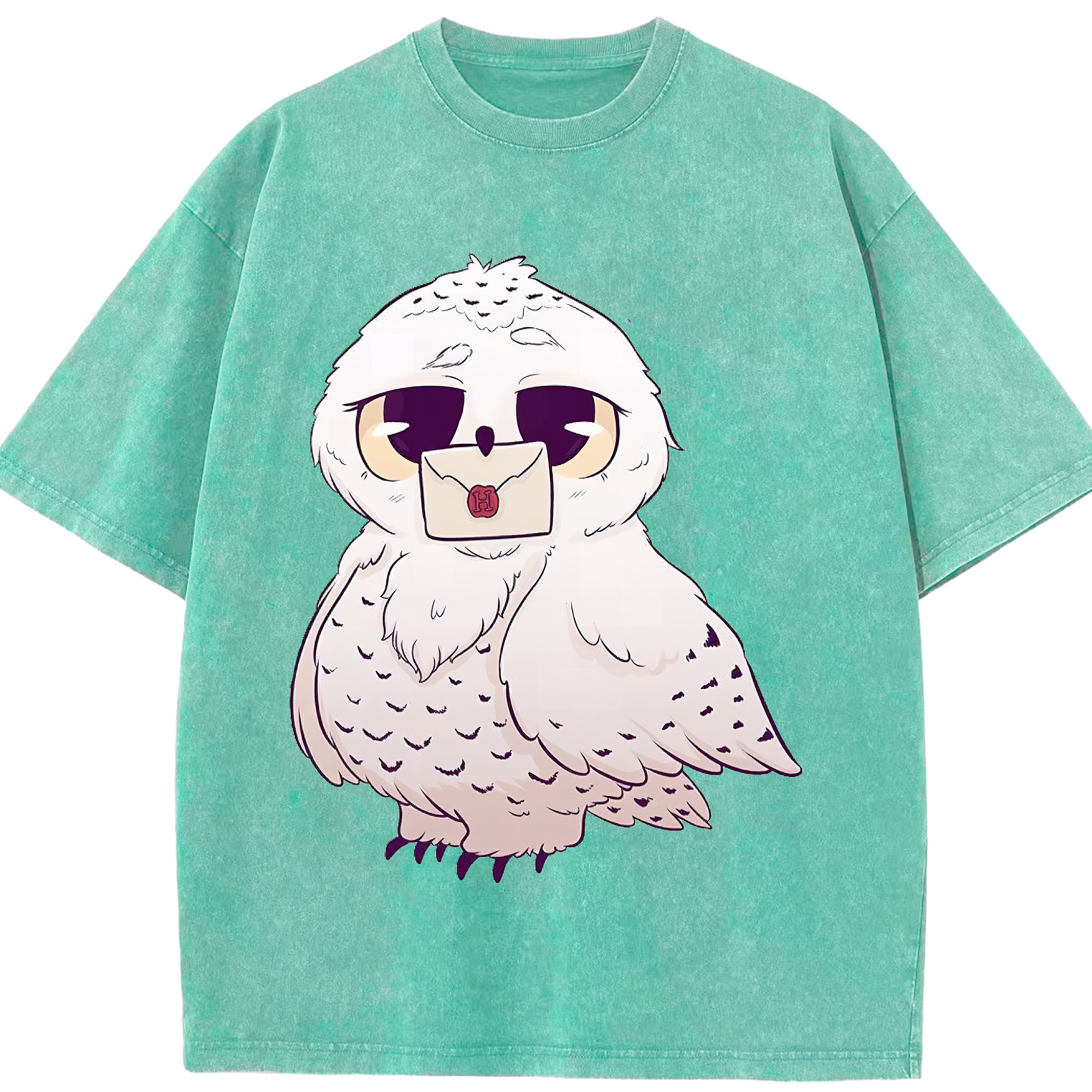 （画像用） Harry Potter ハリー・ポッターシリーズ 綿100% ヴィンテージ風 半袖Tシャツ（フロントプリント）